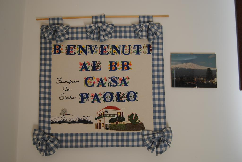 B&B Casa Paolo Fiumefreddo di Sicilia Bagian luar foto